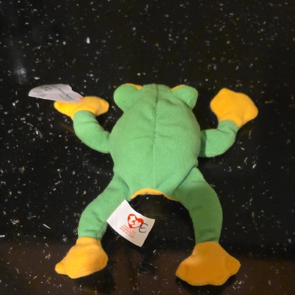 Smoochy the Frog Teenie Beanie Baby – Rare Collectible - Beanie Babies - Picture 5 of 5